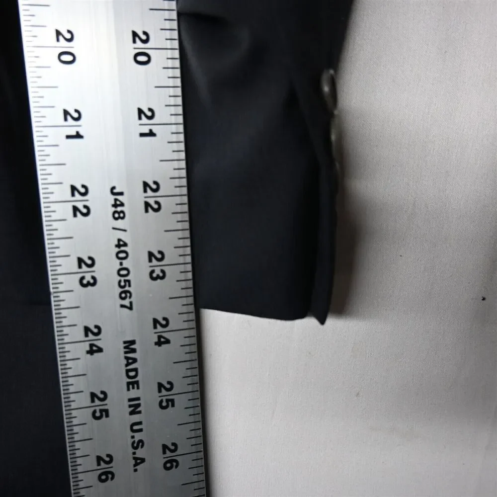 Belvest Stanley‎ Korshak 54R Navy Super 150s Wool Mens Blazer Sport Coat Jacket